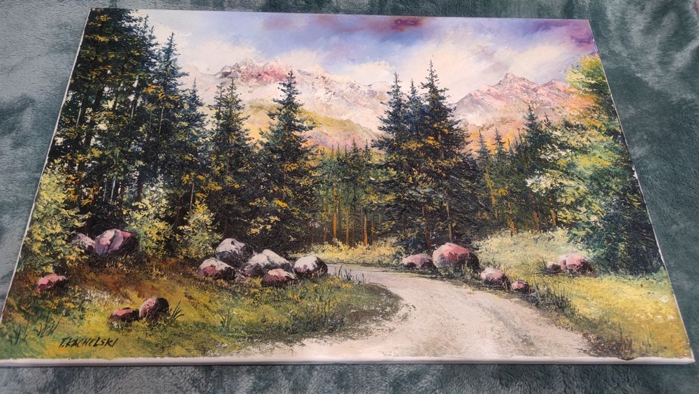 Piękny obraz olejny na płótnie 60x40