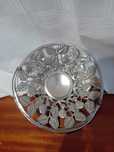 Platera posrebrzana antyk