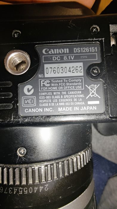 Kit Canon(Mochila, objetiva e câmera)