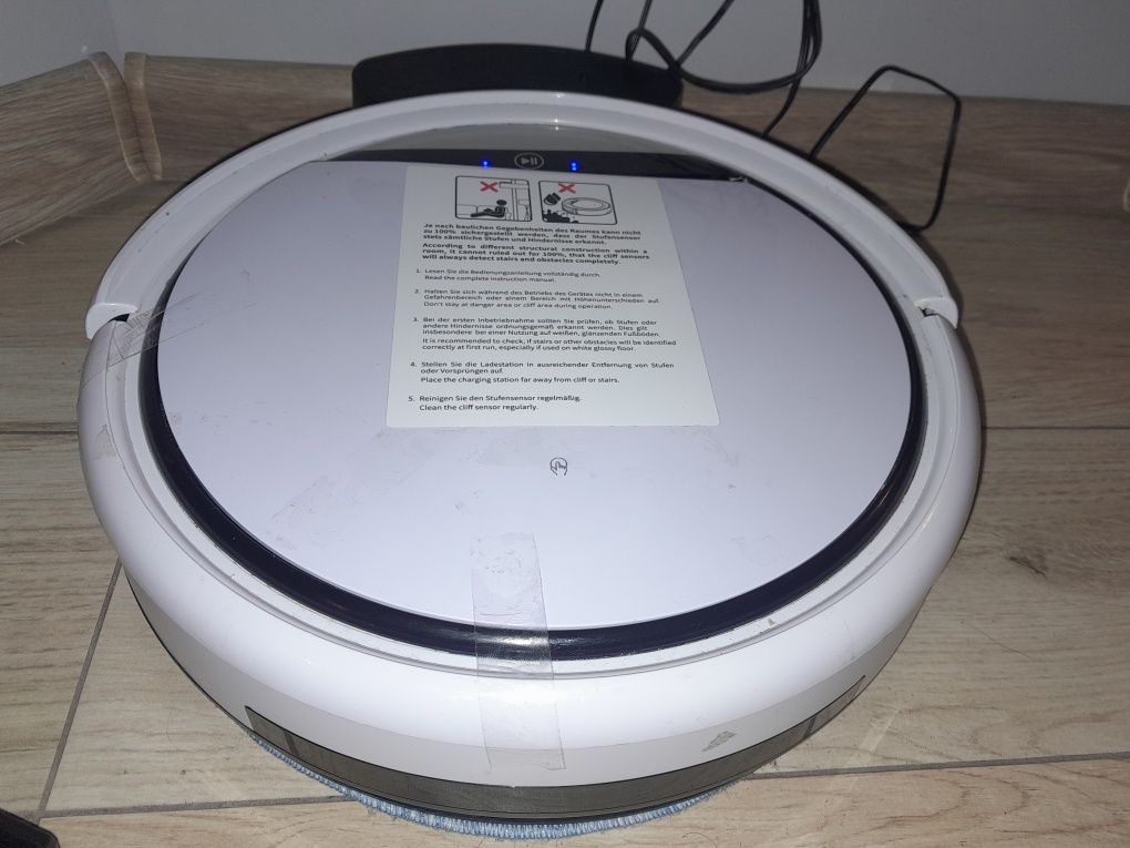 Odkurzacz Automatyczny Robot sprzątający MEDION z pilotem 2 w 1