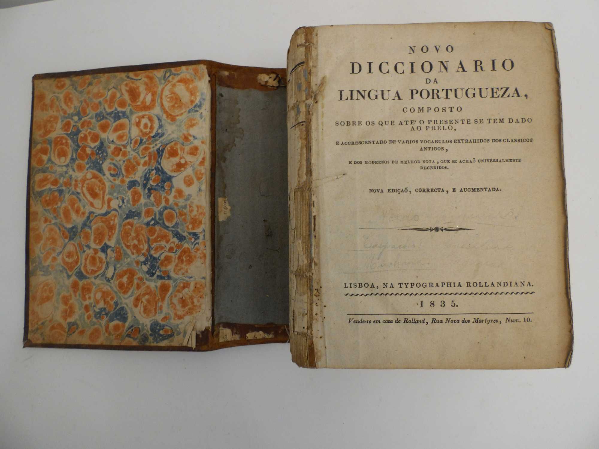 Novo Diccionario da Lingua Portugueza - 1835