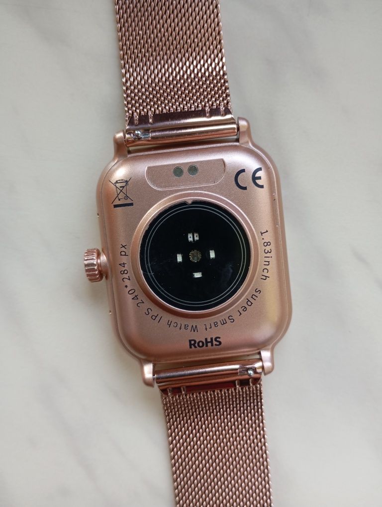 Zegarek damski smartwatch na bransolecie trzy paski