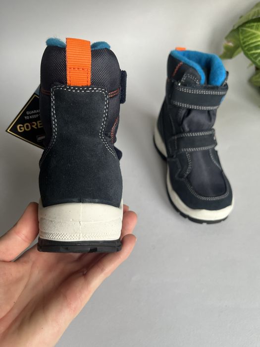 зимові черевики 32р. 21см Primigi водонепроникні термо ботинки з gtx
