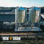 SILOS zbożowy Lejowy 108 ton lej silosy zbożowe stal ocynkowana