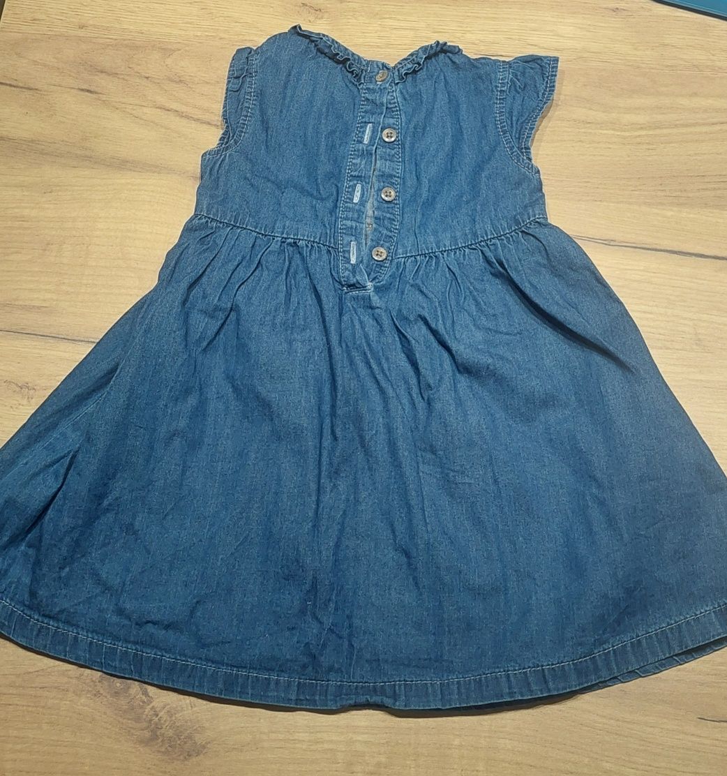 Sukienka jeansowa rozmiar 74-80