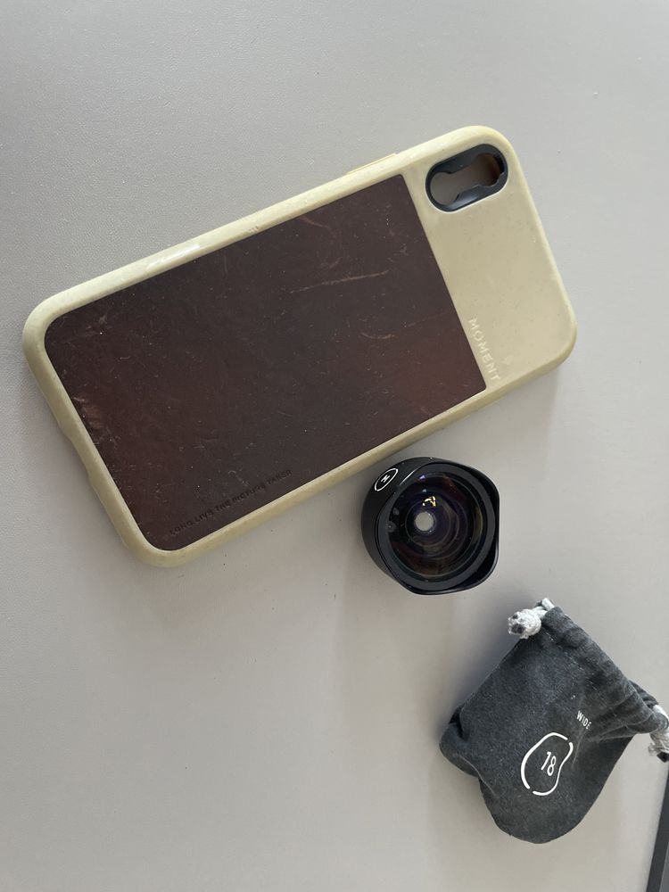 Iphone XR Moment etui z obiejtywem wide lens 18