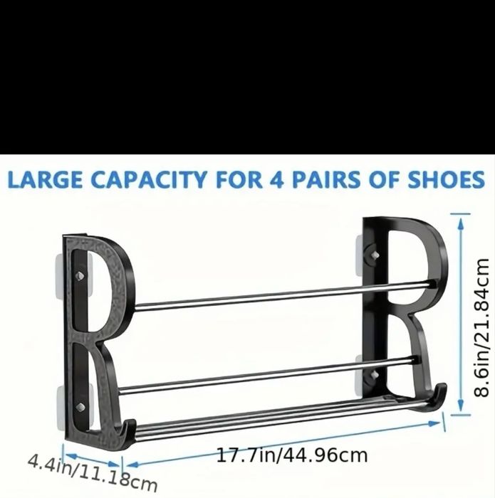Wieszak na buty samoprzylepny