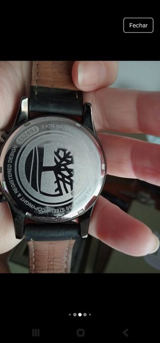 Relogio como nova timberland