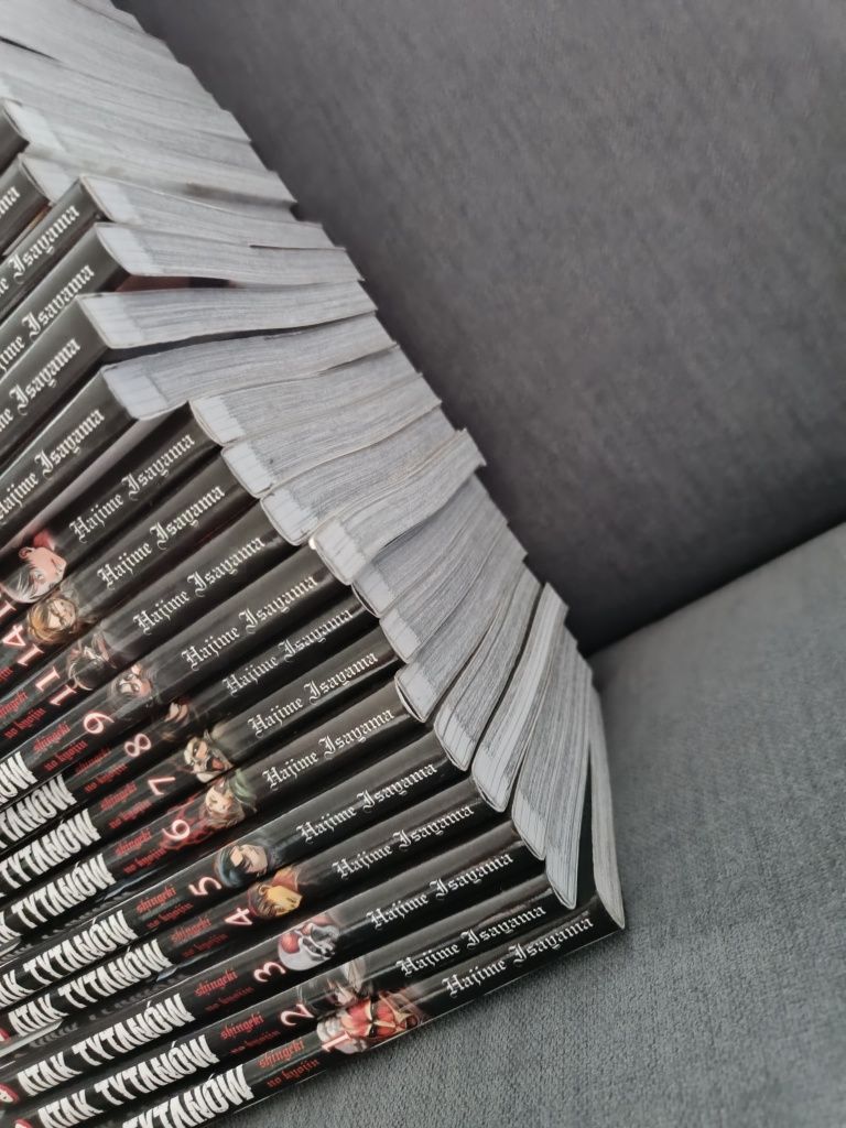 Manga Atak Tytanów 1-34+ bez żalu 1,2