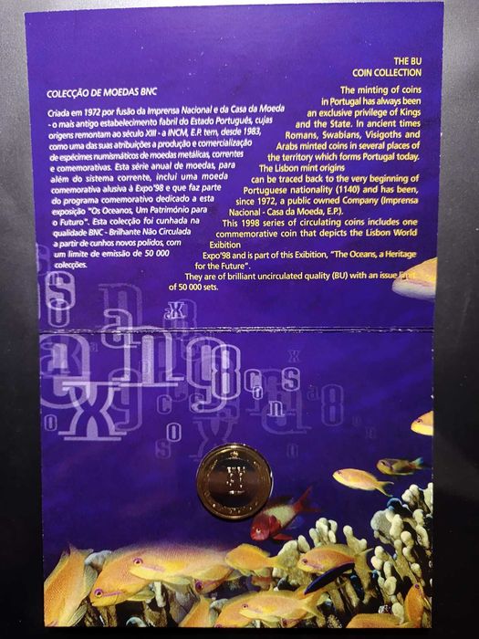 1998 - BNC - Série Anual de moedas correntes (Expo 98)