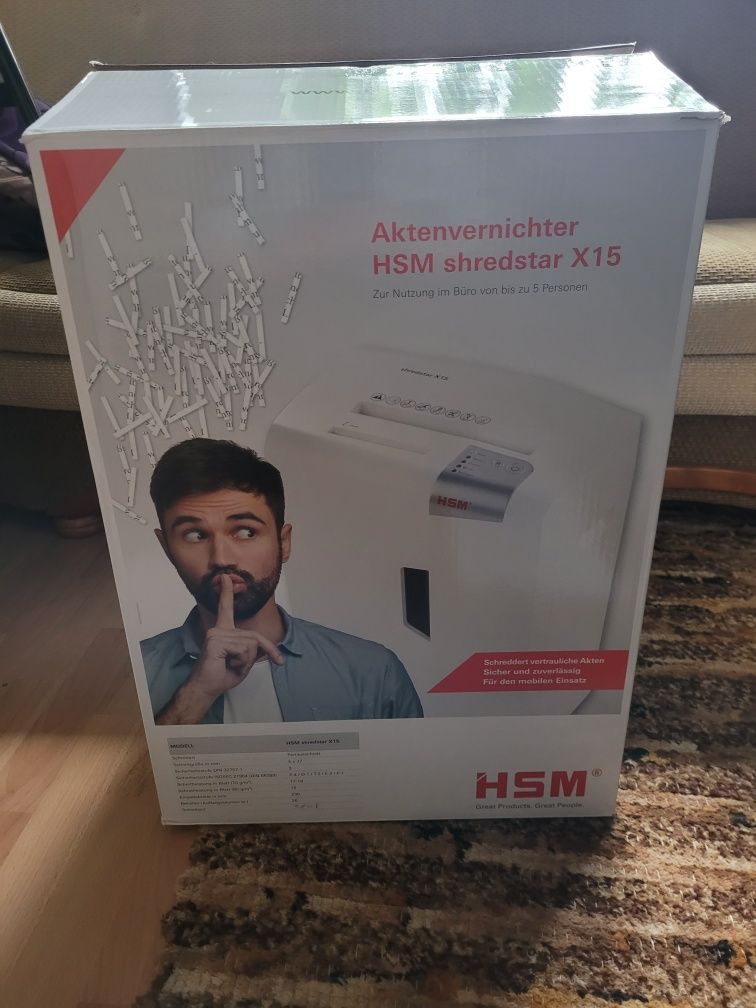 Niszczarka HSM shredstar X 15