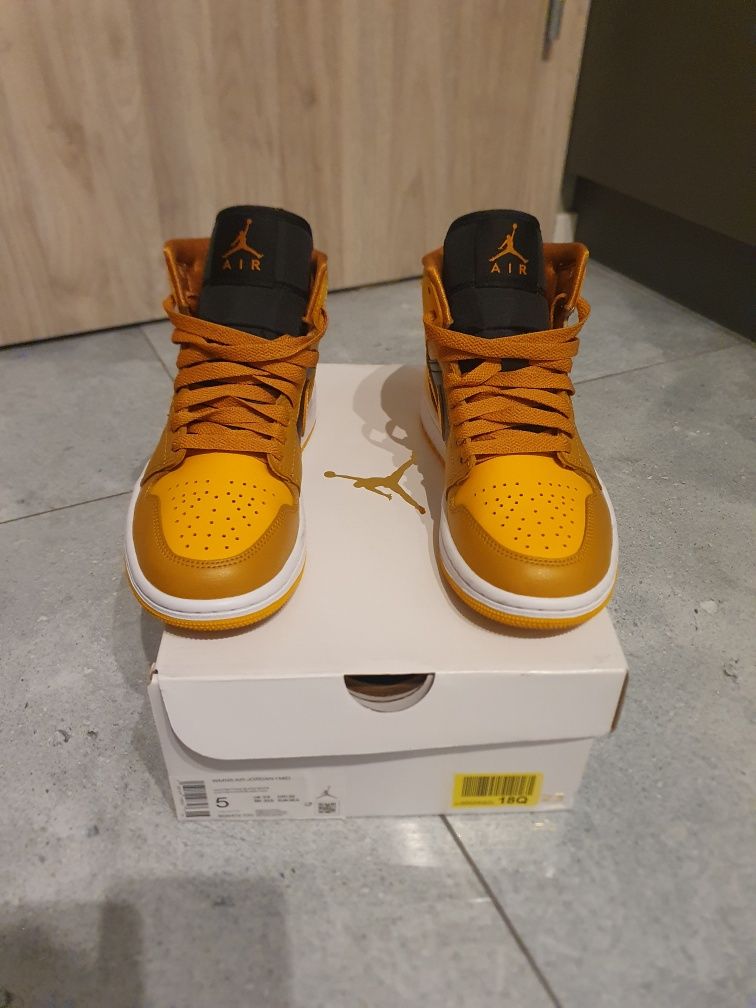 Buty Jordan 1 Mid Chutney Taxi (Women's), jak nowe!