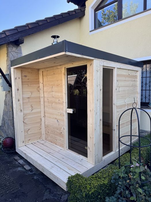 Sauna ogrodowa sauna opalana drewnem ocieplona