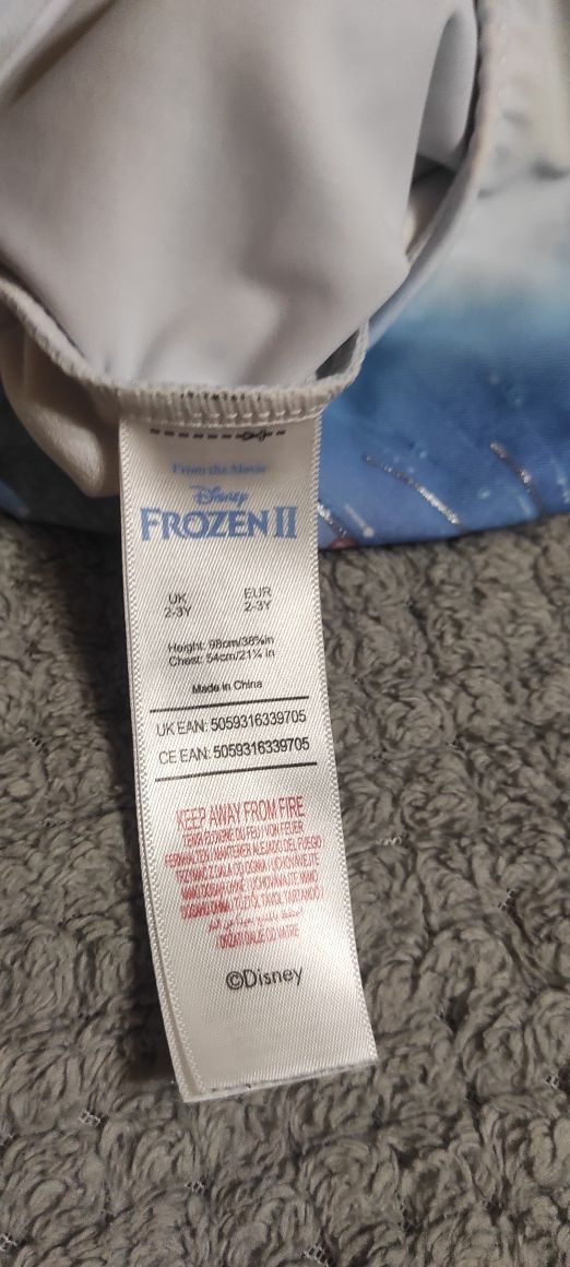 Strój kąpielowy 2-3 lata Frozen kraina lodu