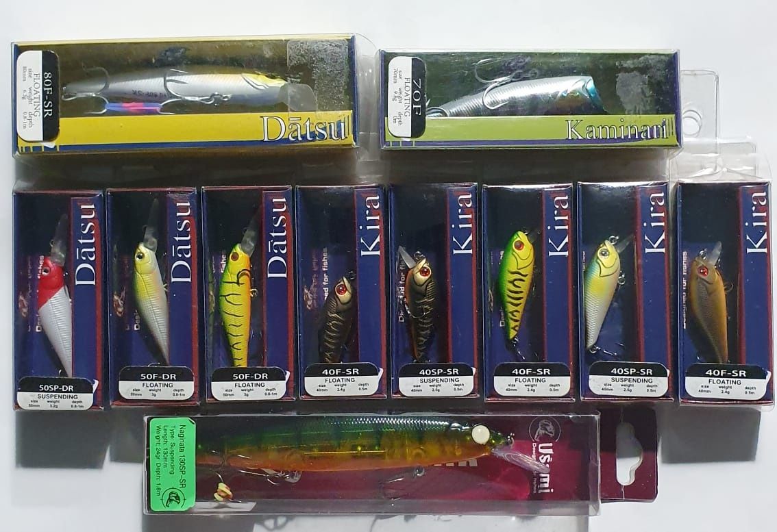 Jackall. Rapala. Yo-zuri. Salmo