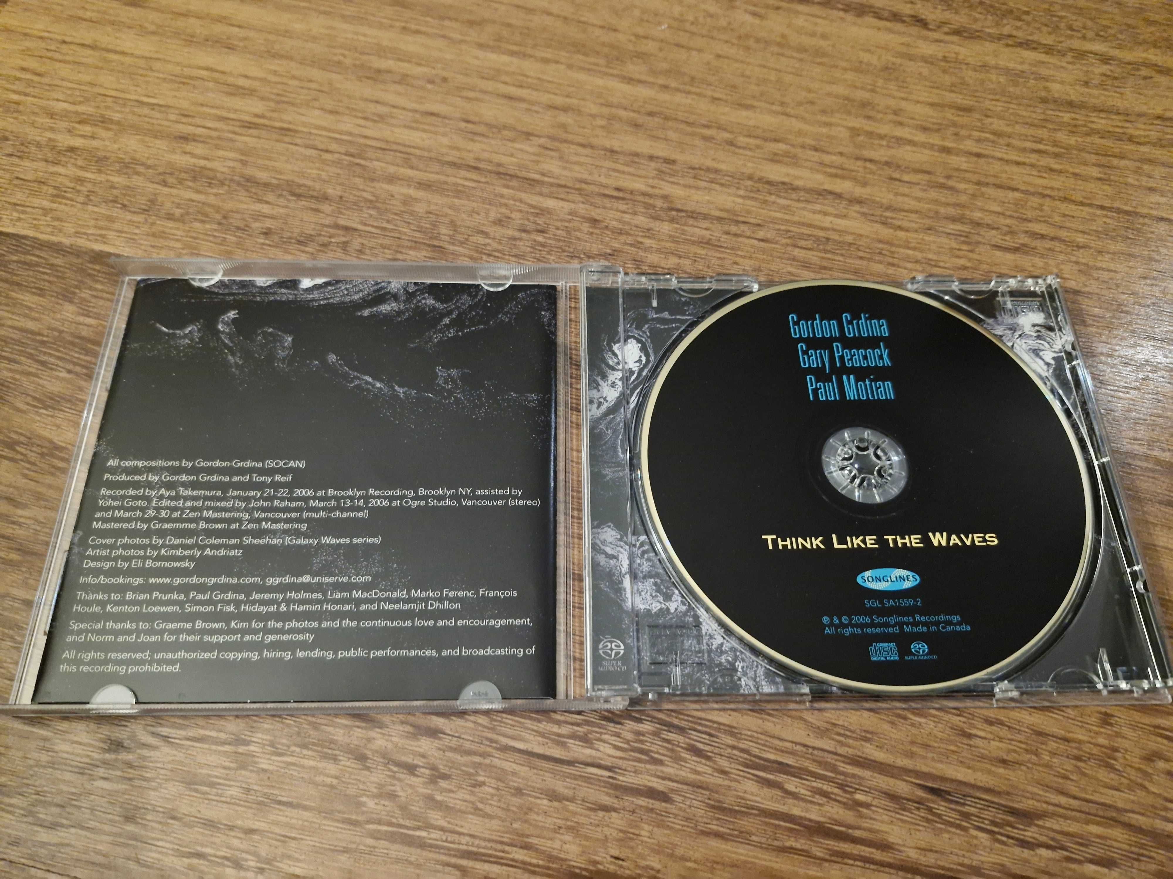 Gordon Grdina, Gary Peacock, Paul Motian - Think Like the Waves - (CD)