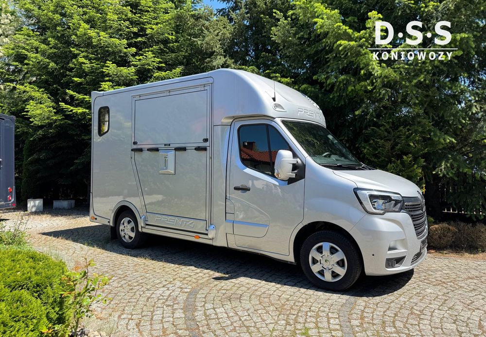 Renault Master  Koniowóz 3-osoby, 2-konie, AUTOMAT!!! nowa zabudowa.