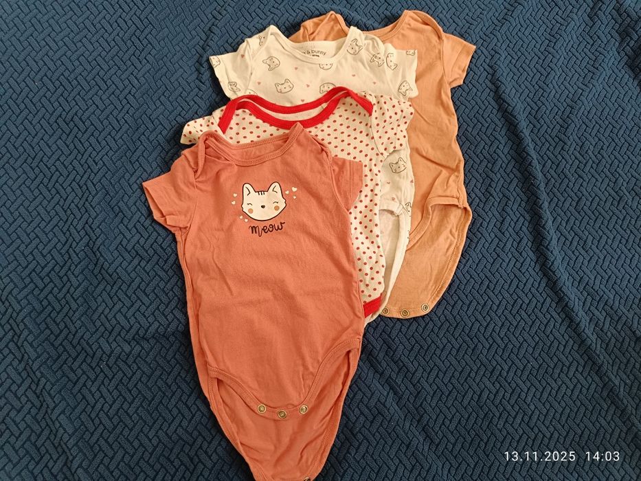 Duża paka ubranek dla noworodka niemowlaka r. 62, 0-3 miesiąca