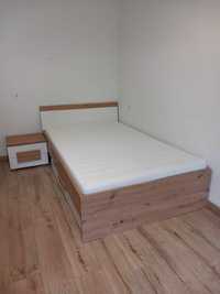 Łóżko 120cm x 200 cm z materacem i szufladą na pościel, prawie nowe.