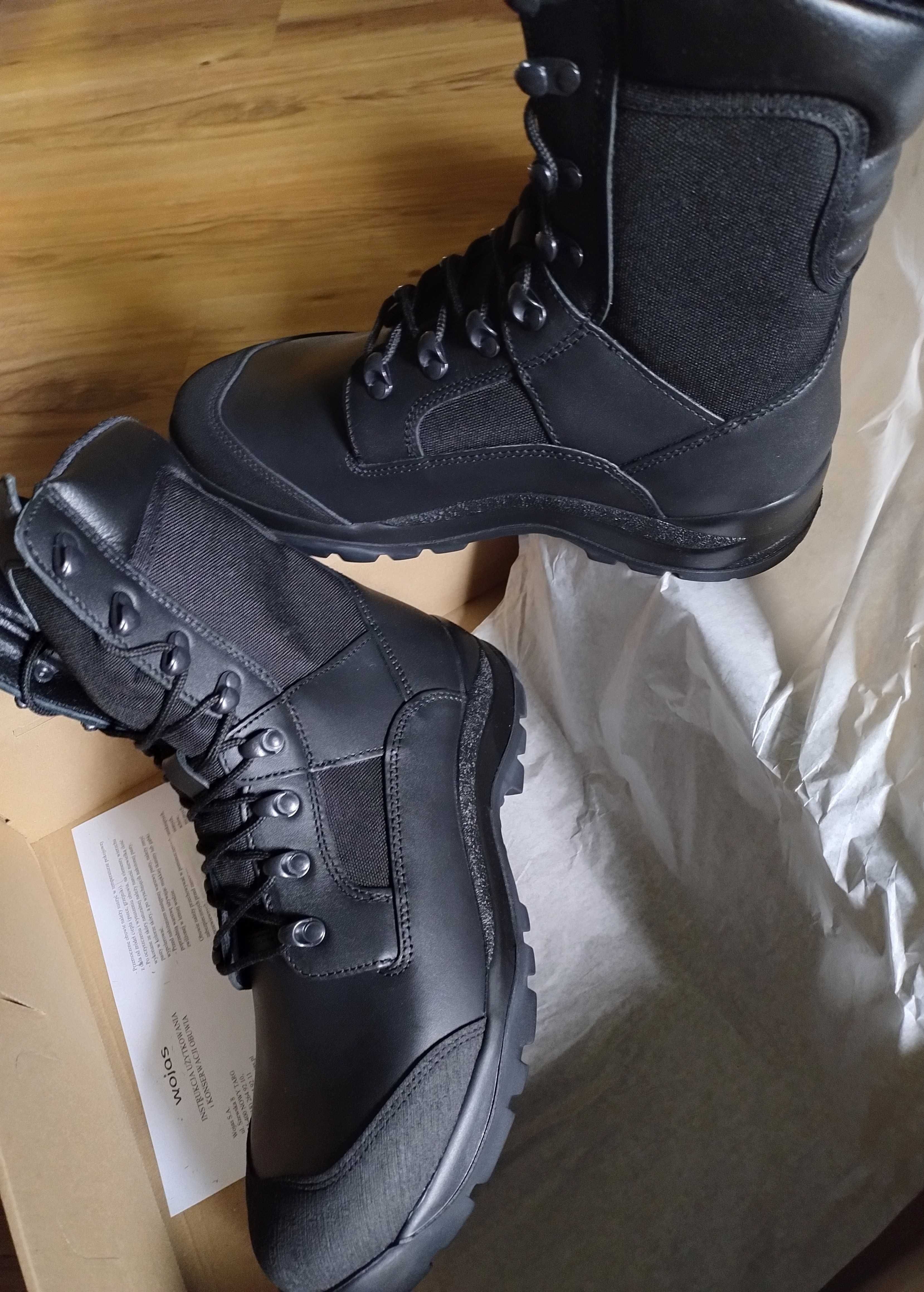 Buty typu policyjnego, wysokie