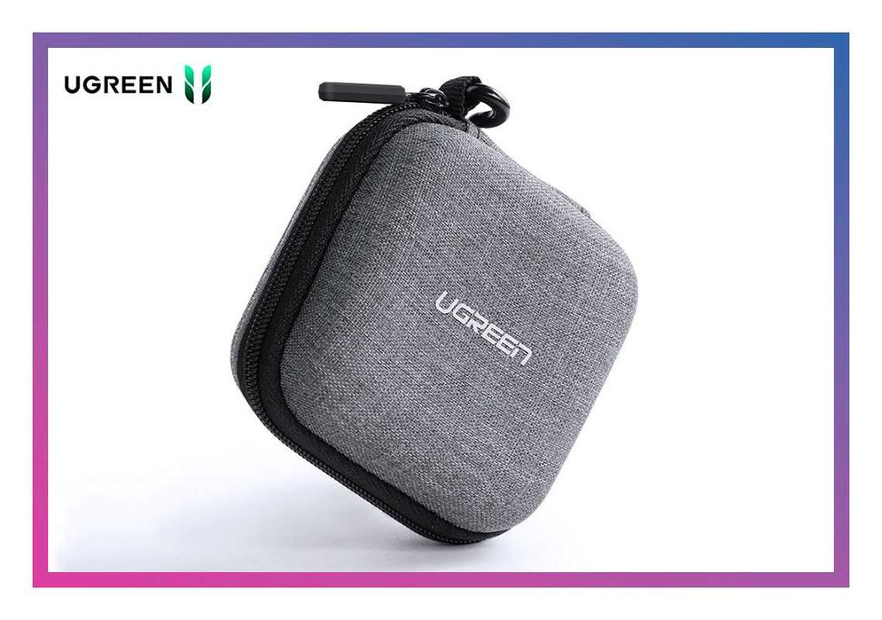Чохол органайзер для навушників кабелів UGREEN дорожный несессер