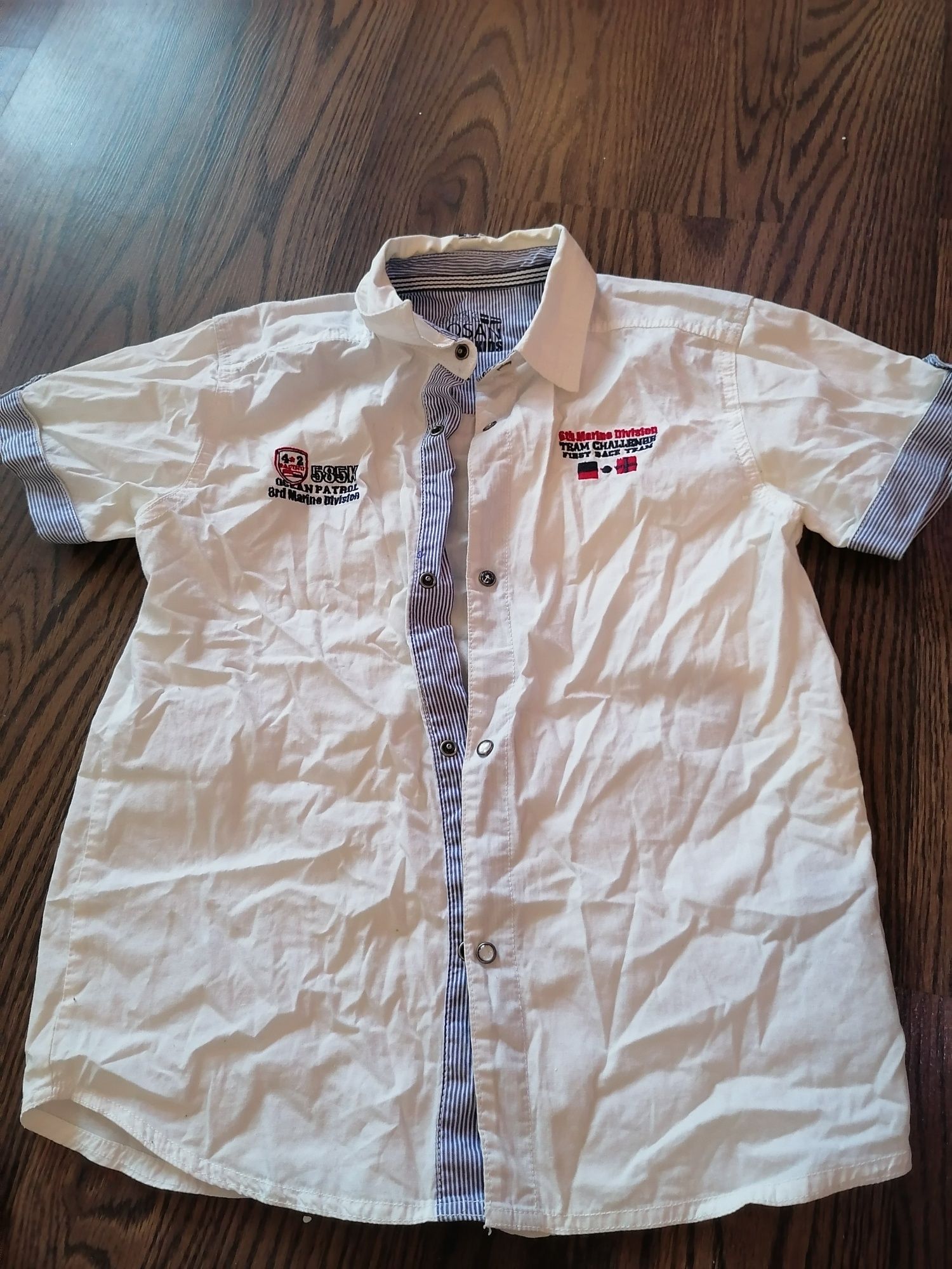 Сорочка рубашка фирменная белая біла