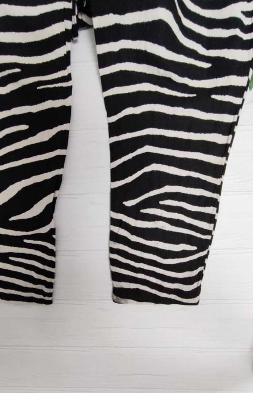 Штаны зебра на кулиске льон зебровые штаны