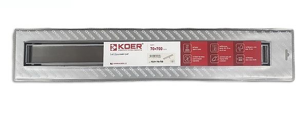 Трап для душу під плитку KOER FD29 від 60-100 см