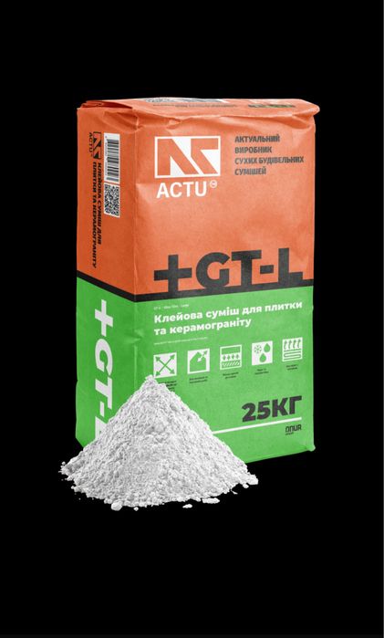 Клейова суміш для керамічної плитки та керамограніту«GT-L»