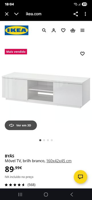 Aparador TV Ikea bom estado