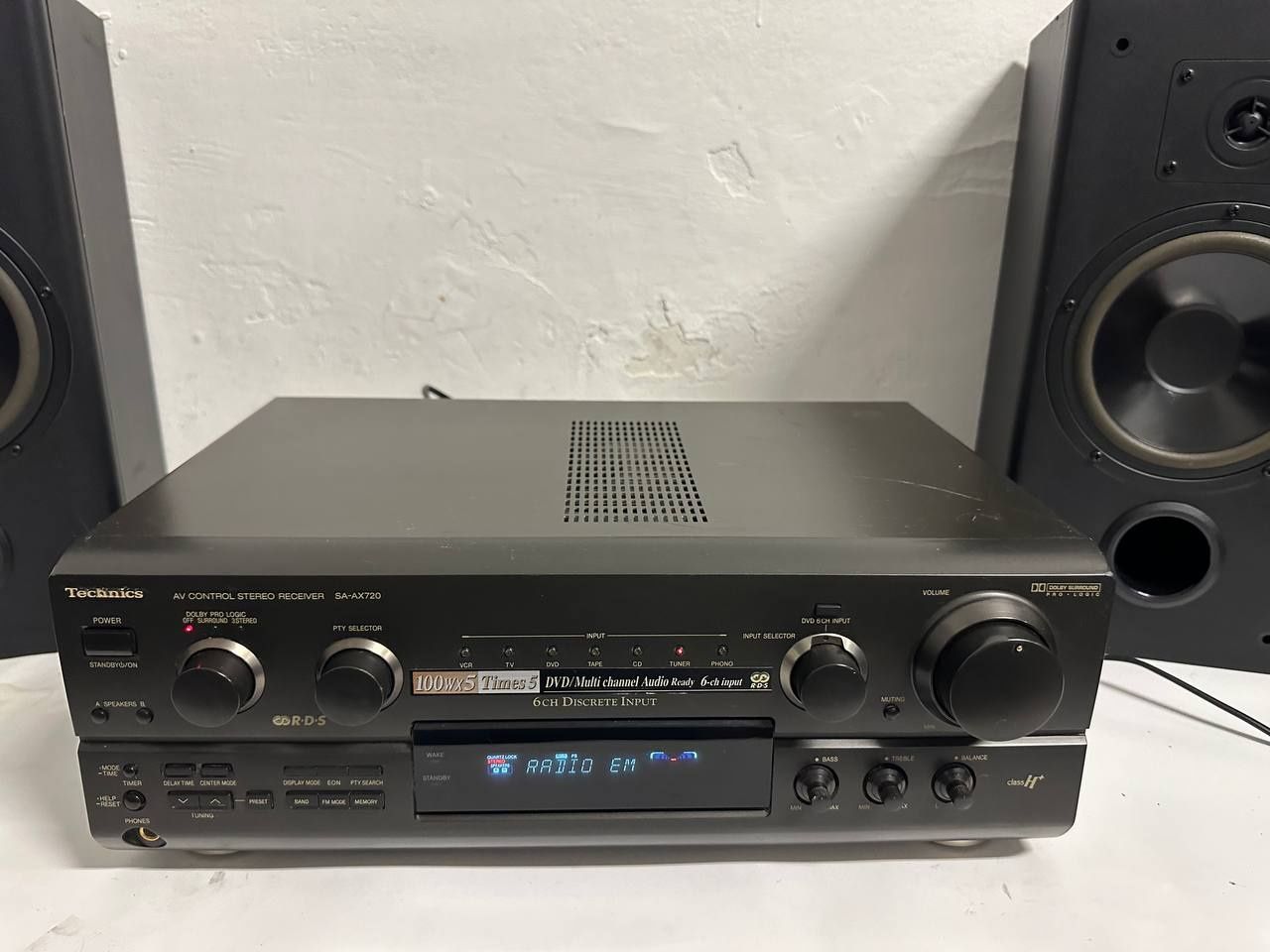Amplituner stereo Technics SA-AX720, 5 x 100 watów, Japan