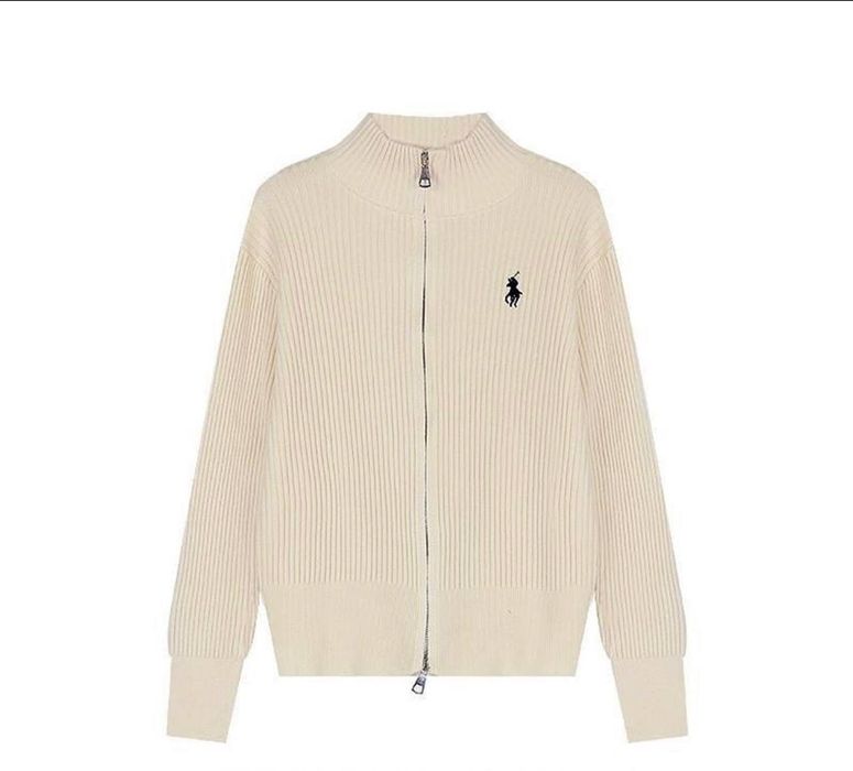 Polo Ralph Lauren Zip світшот вязка бежевий