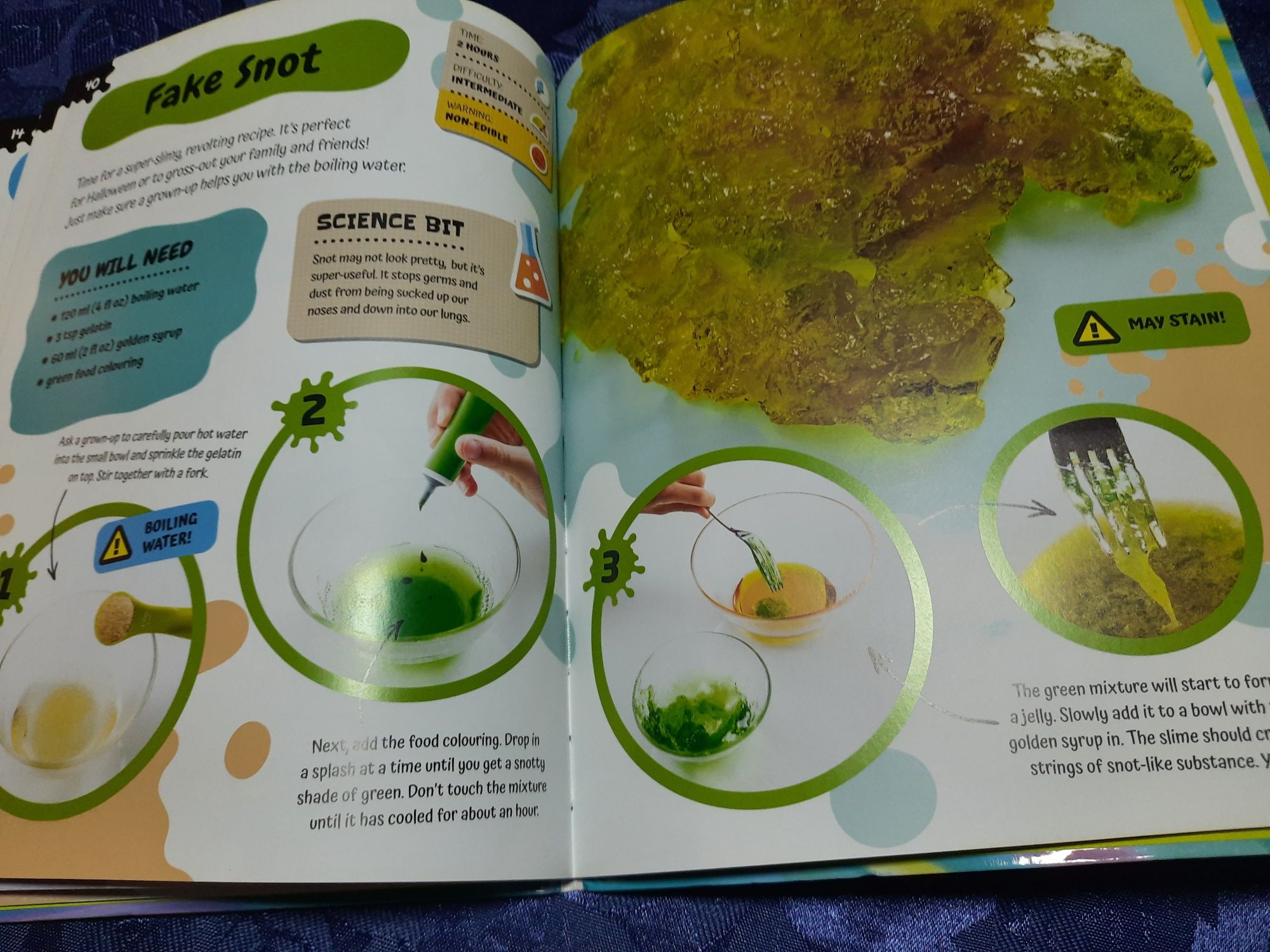 The Slime book - jak zrobić slime w domu 30 przepisy ENG instrukcje