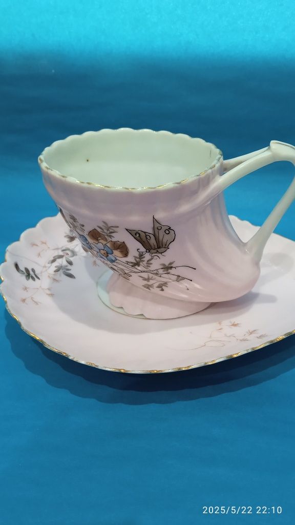 Кузнецов .Чашка и блюдце.Рог изобилия .1897-1917г.