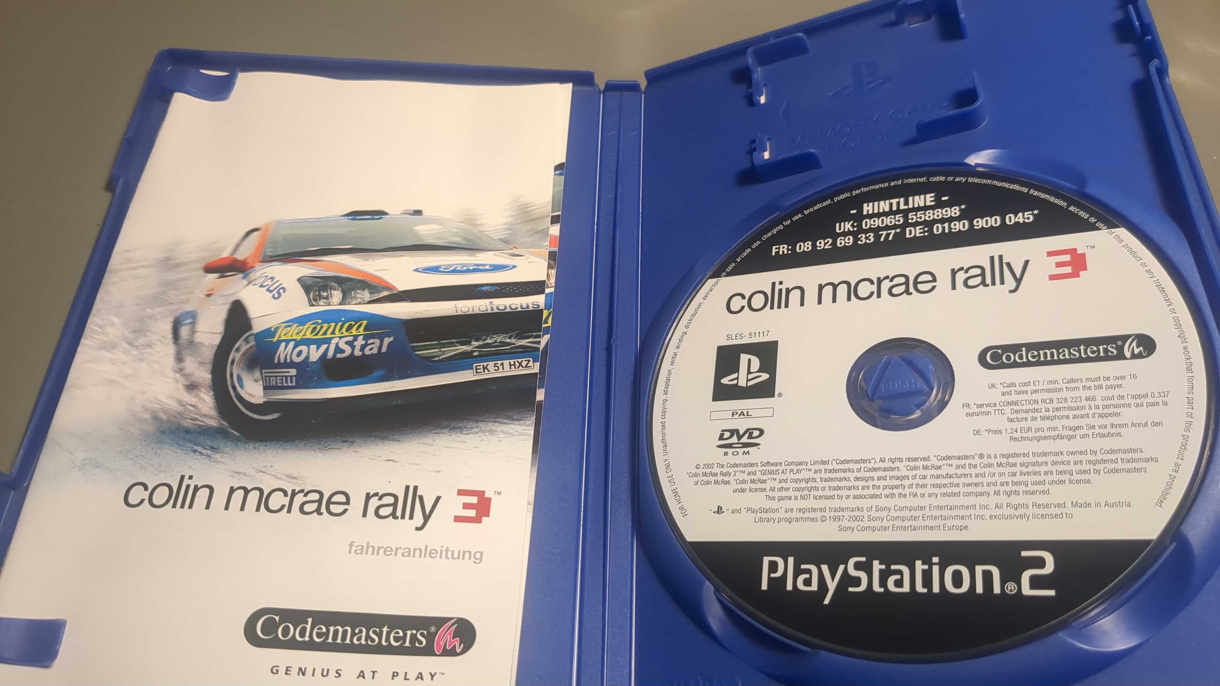 Gra COLIN MCRAE RALLY 3 Sony PlayStation 2 [PS2]