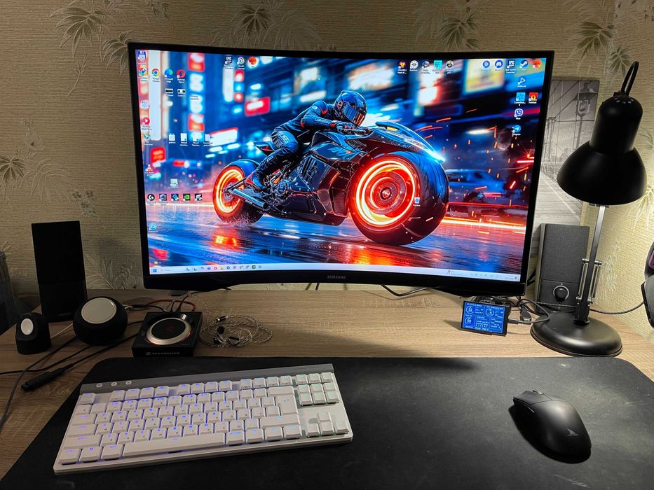 Монiтор Samsung 27" Odyssey G5 S27CG550 (LS27CG550EIXCI) 2k 165Hz