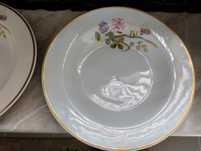 Talerze PRL Porcelana