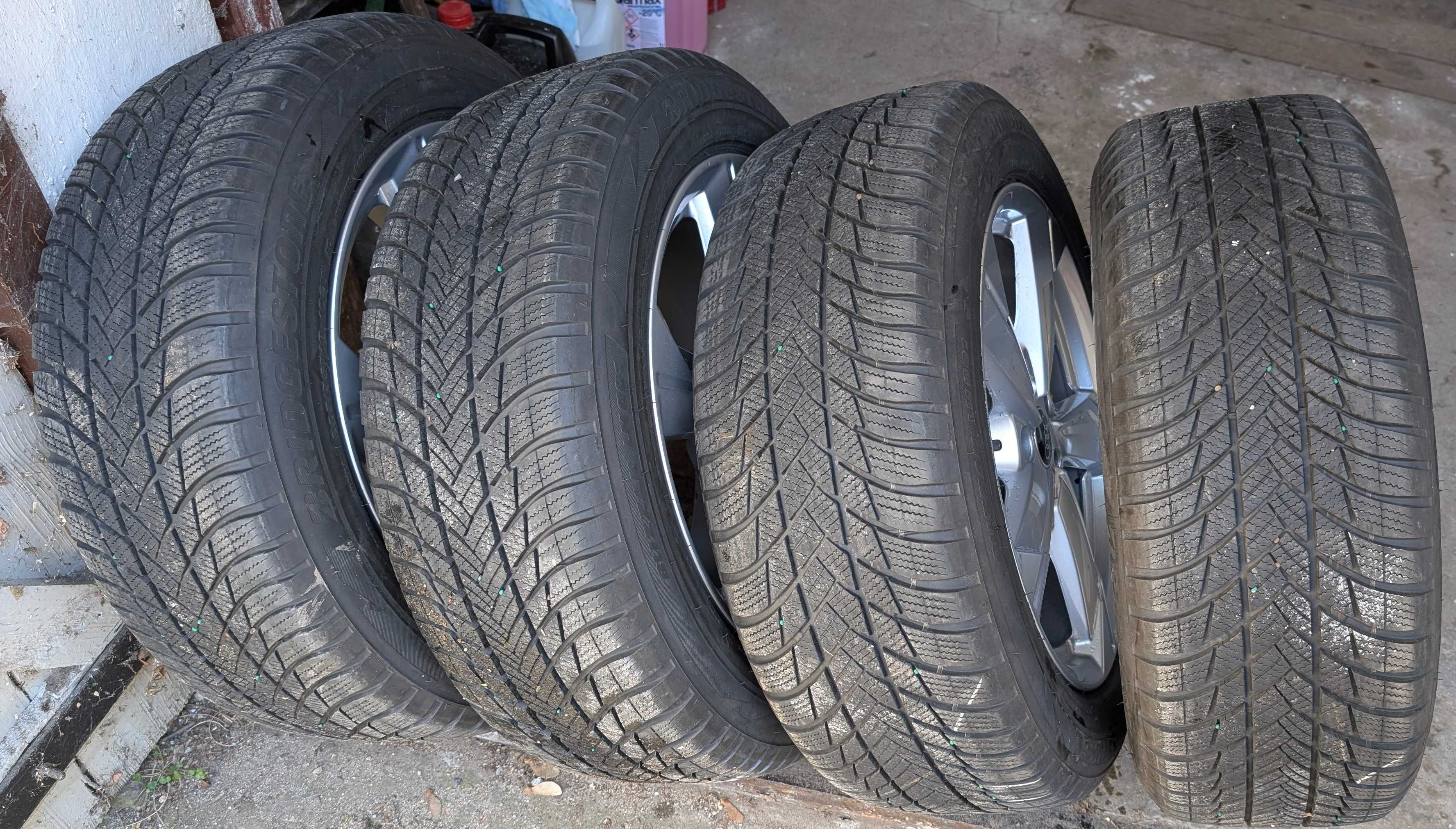 Sprzedam koła alufelgi Audi 18 cali A6 C8 C7 z oponami zima 5x112