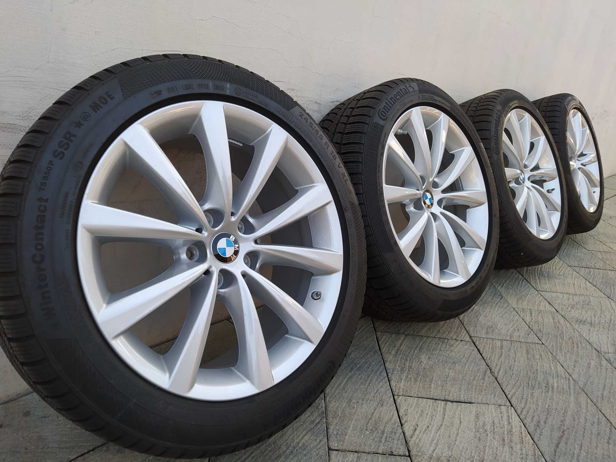 Koła alu 18 BMW G30 G31 5x112, 245/45 Continental jak nowe styling 642