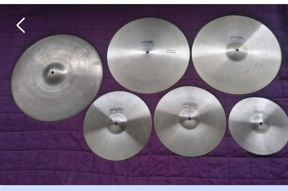 Blachy talerze perkusyjne Paiste 602