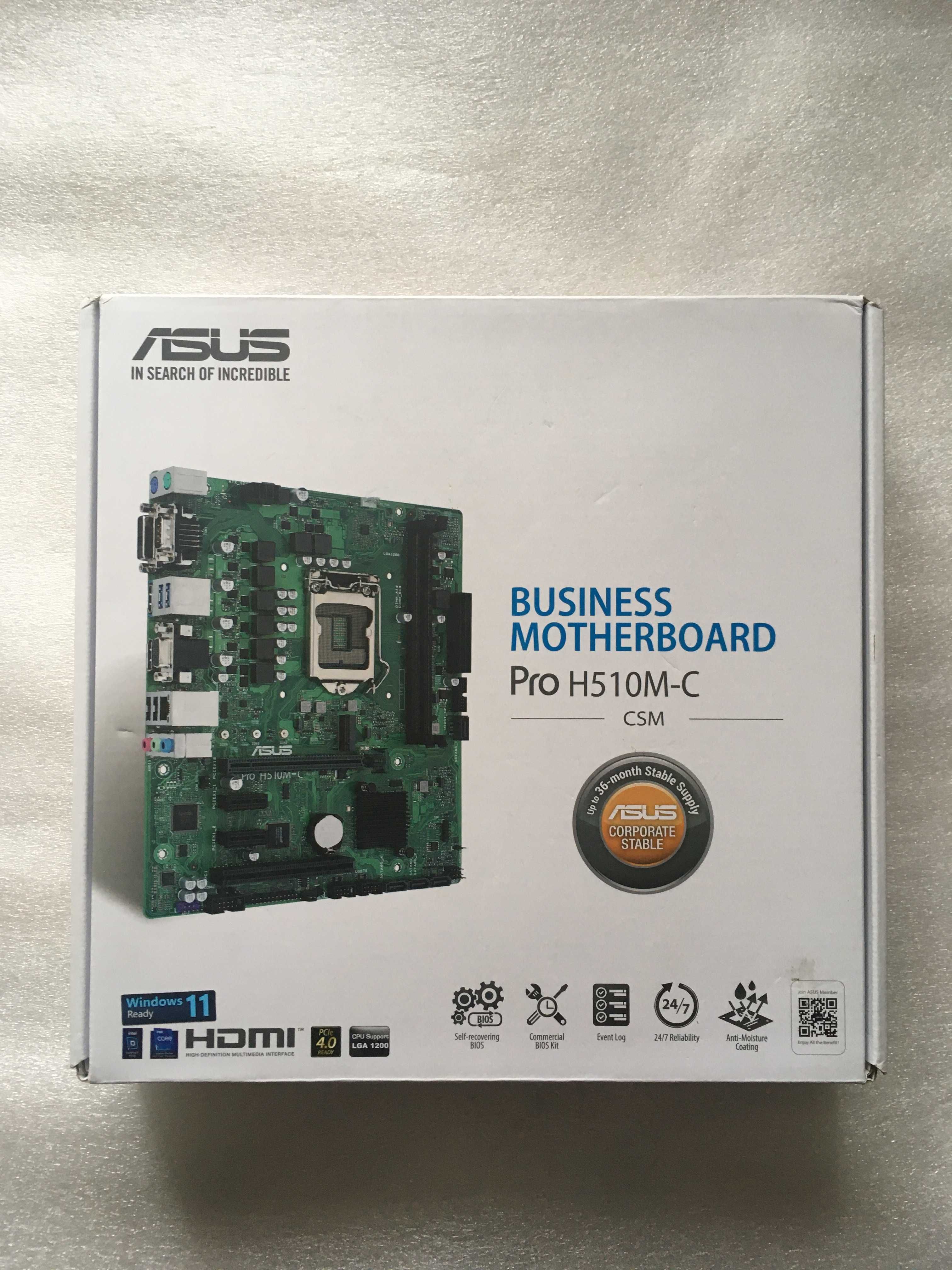 Материнка Asus Pro H510M-C socket 1200