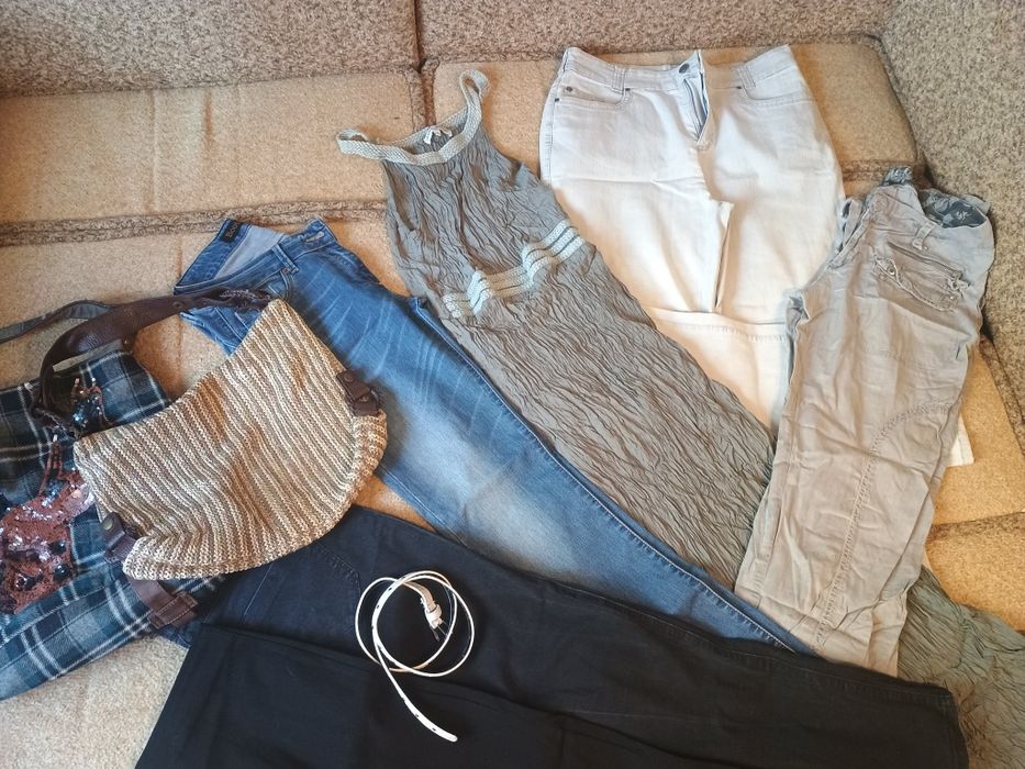 пакет одягу. розмір 40. джинси, легінси