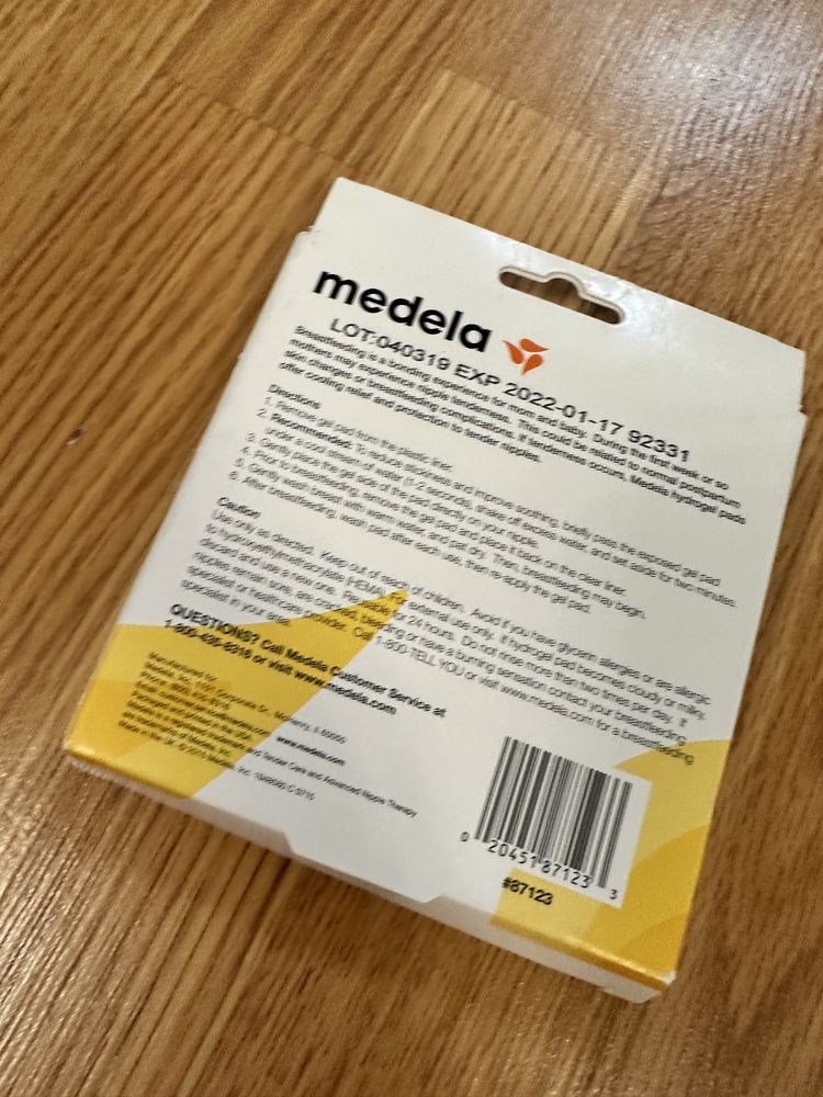 Подушечки гидрогелевые Medela