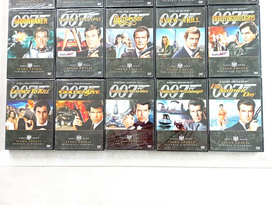 James Bond 007 Kolekcja 40 dvd wydanie specjalne Folia ! Okazja !