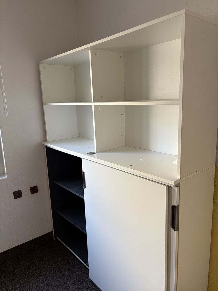 Ikea Galant  szafa biała przesuwna 160x120 cm z nadstawką zamek IKEA