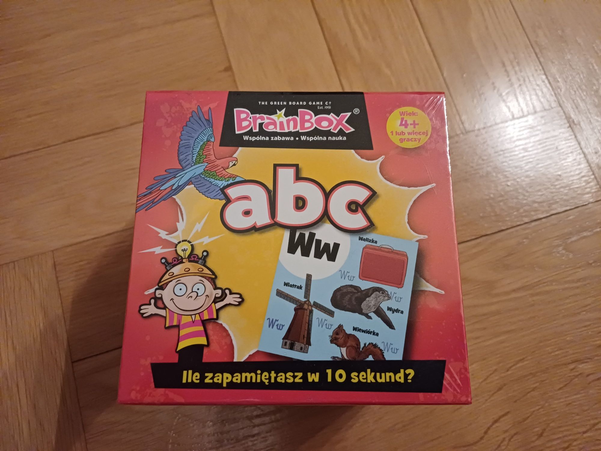 NOWY NA PREZENT Brainbox abc Gra Fajne karty do zapamiętywania 4+