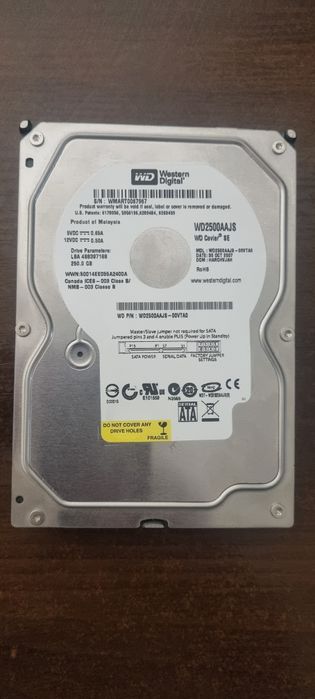 HDD WD 250 GB робочий