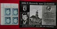 Pocztówka J.F. Kennedy Postkarte Ich bin ein Berliner