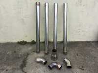tubos em aço inox de qualidade de 0.080x1000 e outro acessórios