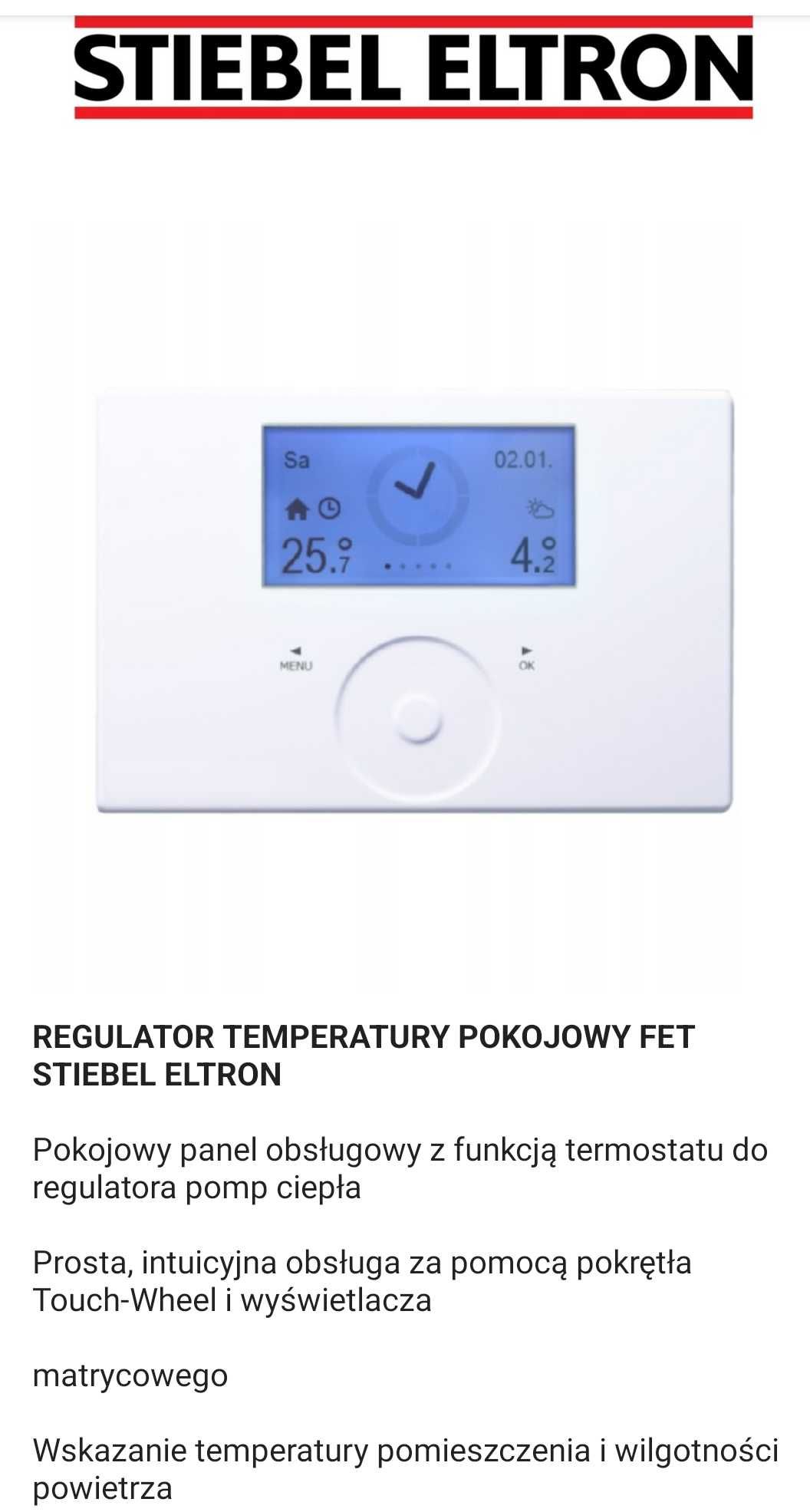 Regulator temperatury Fet
